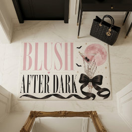 Blush After Dark Coquette Halloween Deurmat
