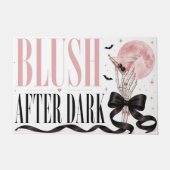 Blush After Dark Coquette Halloween Deurmat (Voorkant)