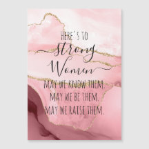 Blush Agate Hier is voor sterke vrouwen