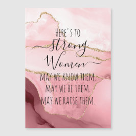 Blush Agate Hier is voor sterke vrouwen