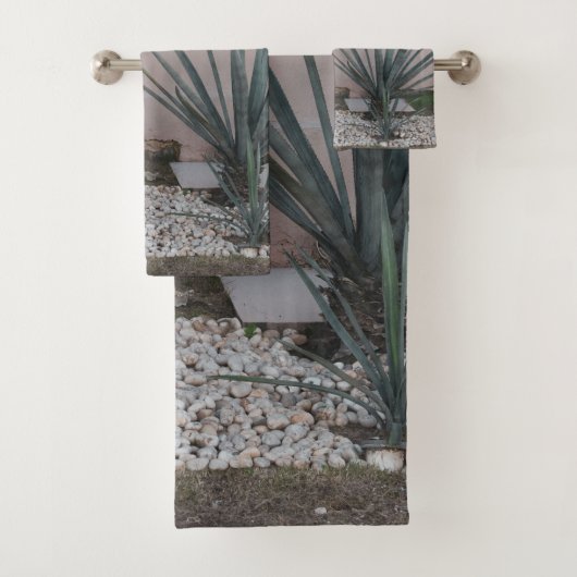 Blush Agave Mexico #1 #wall #art Bad Handdoek (Insitu)