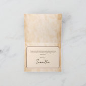 Blush and Boots 21st Birthday Thank you card Bedankkaart (Binnen)