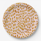 Blush and Gold Leopard Safari Theme Paper Bord (Voorkant)