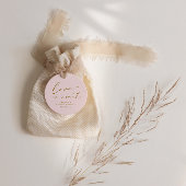 Blush and Gold Love is Sweet Vrijgezellenfeest Bedankjes Labels