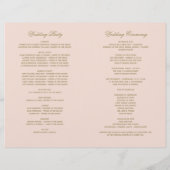  Blush Antiek Vlaams Weddenprogramma's (Achterkant)