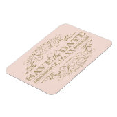  Blush Antiek Vlaanderen Sla de datum op Magneet (Linkerzijde)