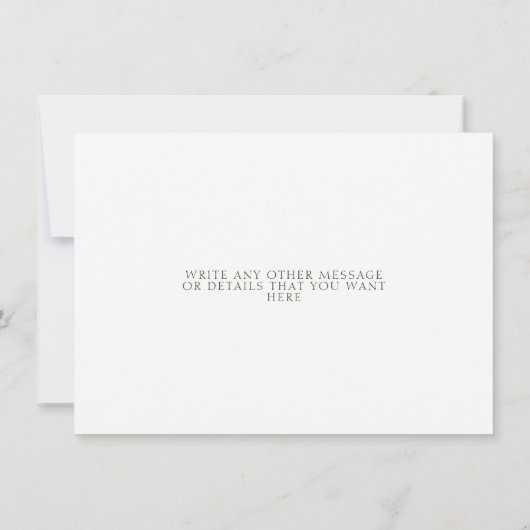 Blush Apple Blossom Sla de datum op Save The Date (Achterkant)