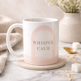 Blush Arch Whisper Classic Mug, 11 oz Koffiemok