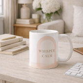 Blush Arch Whisper Classic Mug, 11 oz Koffiemok