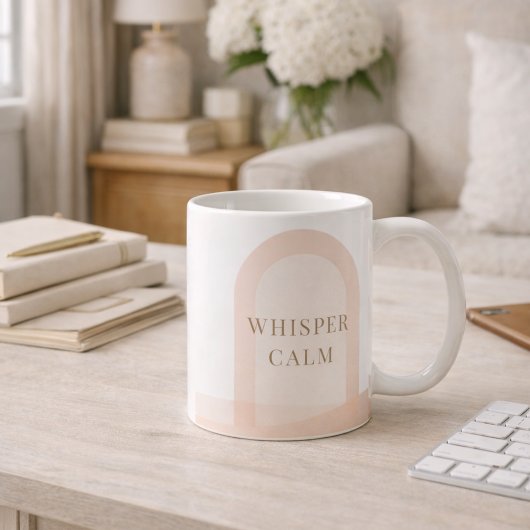 Blush Arch Whisper Classic Mug, 11 oz Koffiemok