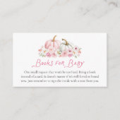 Blush Autumn Girl Books for Baby Informatiekaartje (Voorkant)