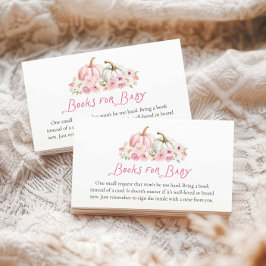 Blush Autumn Girl Books for Baby Informatiekaartje