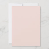 Blush Azure Ranunculus Eucalyptus Bruiloft Kaart (Achterkant)