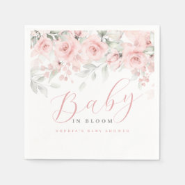 Blush Baby in Bloom Baby shower Servet
