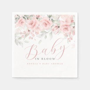 Blush Baby in Bloom Baby shower Servet