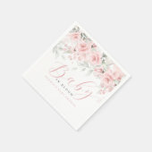 Blush Baby in Bloom Baby shower Servet (Hoek)