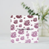 Blush-Baby shower Kaart (Staand voorkant)