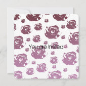 Blush-Baby shower Kaart (Voorkant)