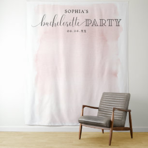 Blush Bachelorette Party Backdrop Foto Booth Wandkleed
