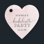 Blush Bachelorette party Favor Tag Bedankjes Labels<br><div class="desc">Deze prachtige vrijgezellenfeest is perfect voor je bachelorette!</div>