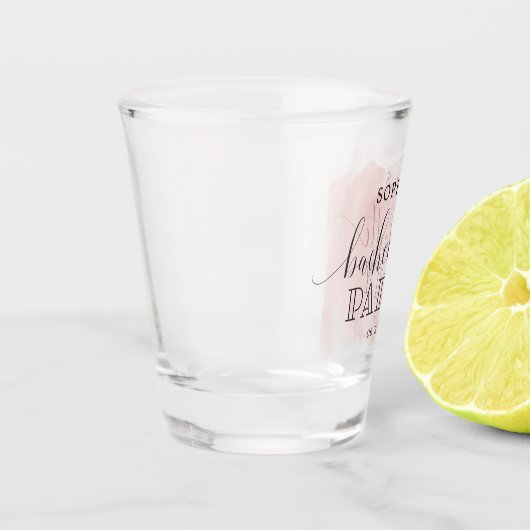 Blush Bachelorette party Shot Glass Shot Glas (Links)