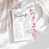 Blush Bachelorette Scavenger Hunt Bruidsspel