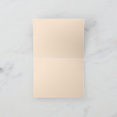 Blush Background Minimalism Bedankkaart (Binnen)