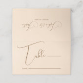 Blush Background Minimalism Plaatskaartje (Buitenkant ongevouwen)