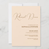 Blush Background Minimalism Rehearings Kaart (Voorkant)