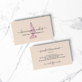 Blush bakkerij elegant design gebak visitekaartje