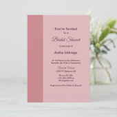 Blush Bar Minimalistisch Modern Kaart (Staand voorkant)