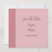 Blush Bar Save The Date Invitation (Voorkant)