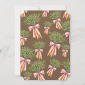 Blush Barn Horse Birthday Invitation for Girls Kaart (Achterkant)