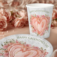 Blush Barok Rococo Bloemhart Galentine