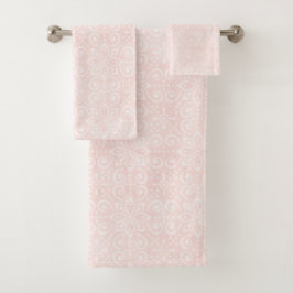 Blush Batik Bath Towel Set Bad Handdoek