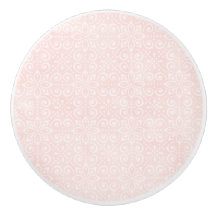 Blush Batik Ceramic Knob.