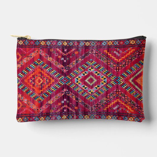 Blush Bazaar: Roze Marokkaanse erfgoed elegantie Etui (Voorkant)