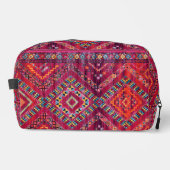 Blush Bazaar: Roze Marokkaanse erfgoed elegantie Toilettasje (Voorkant)