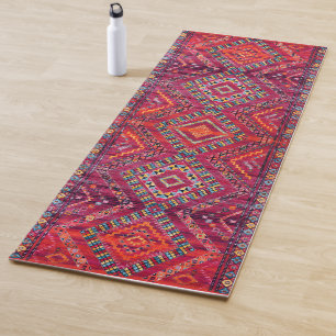 Blush Bazaar: Roze Marokkaanse erfgoed elegantie Yogamat