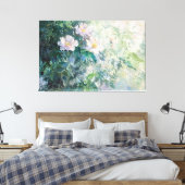 *~* Blush Beach Rozen TV2 Stretched Canvas Print (Insitu (Slaapkamer))