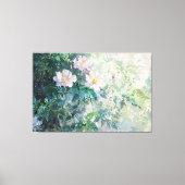 *~* Blush Beach Rozen TV2 Stretched Canvas Print (Voorkant)