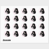 Blush Beauty-pictogram Ronde Sticker (Vel)