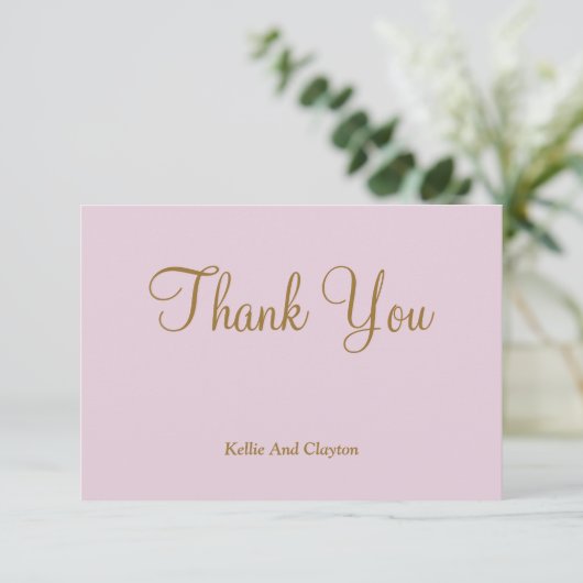 Blush Bedankt voor je kaarten (Staand voorkant)