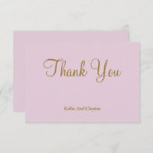 Blush Bedankt voor je kaarten (Voorkant / Achterkant)