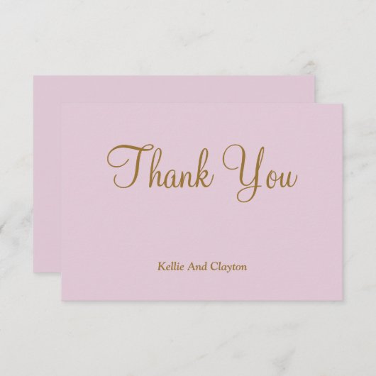 Blush Bedankt voor je kaarten (Voorkant / Achterkant)