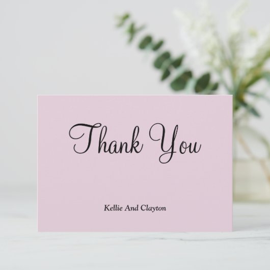 Blush Bedankt voor je kaarten (Staand voorkant)