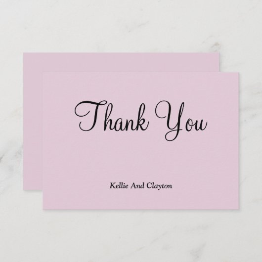 Blush Bedankt voor je kaarten (Voorkant / Achterkant)