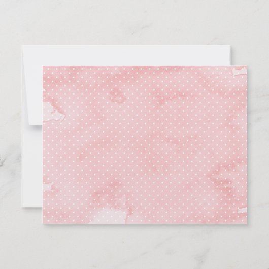 Blush Ben je mijn meisje van de Honor Wedding Gown Kaart (Achterkant)