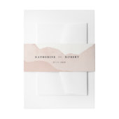 Blush Bergketen Landschap Bruiloft Uitnodigingen Wikkel (Voorkant Voorbeeld)