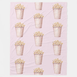 Blush Bioscoop Tijd Popcorn Fleece Deken